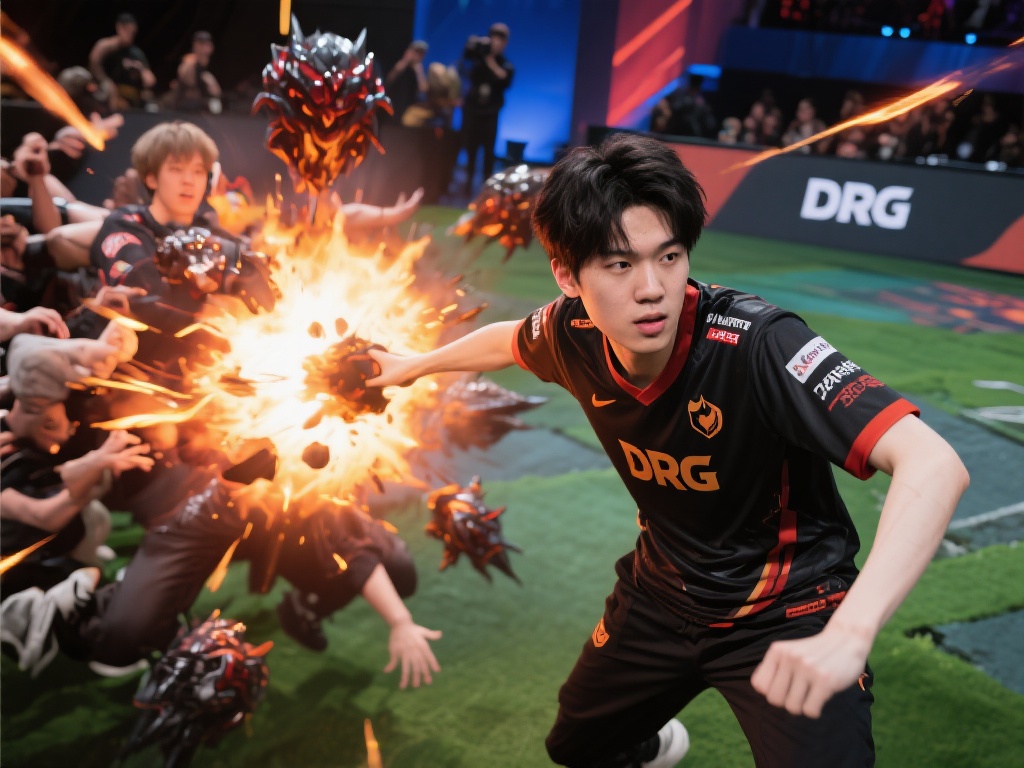 在最近的一场DRG战队比赛中，暖阳元坦凭